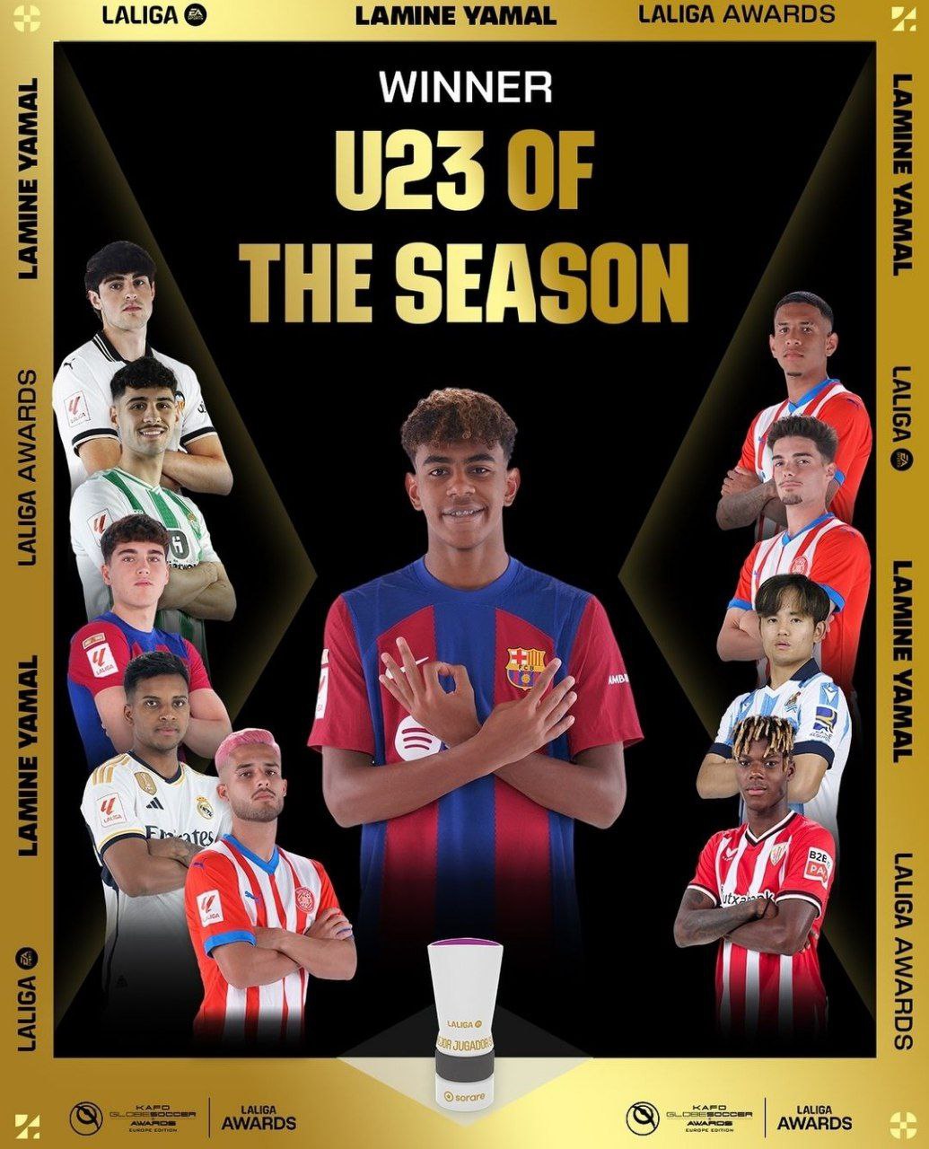 بهترینهای لالیگا در این فصل معرفی شدند بهترینهای لالیگا در این فصل معرفی شدند