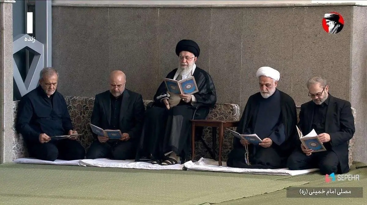 حضور رهبر انقلاب در نماز جمعه تهران و پاسخ به تهدیدات غربی و صهیونیستی