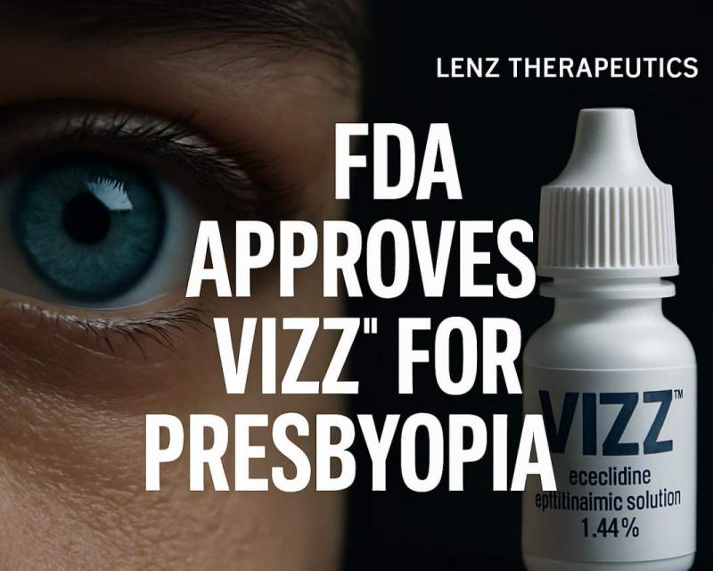 قطره چشمی VIZZ: انقلابی در درمان پیرچشمی