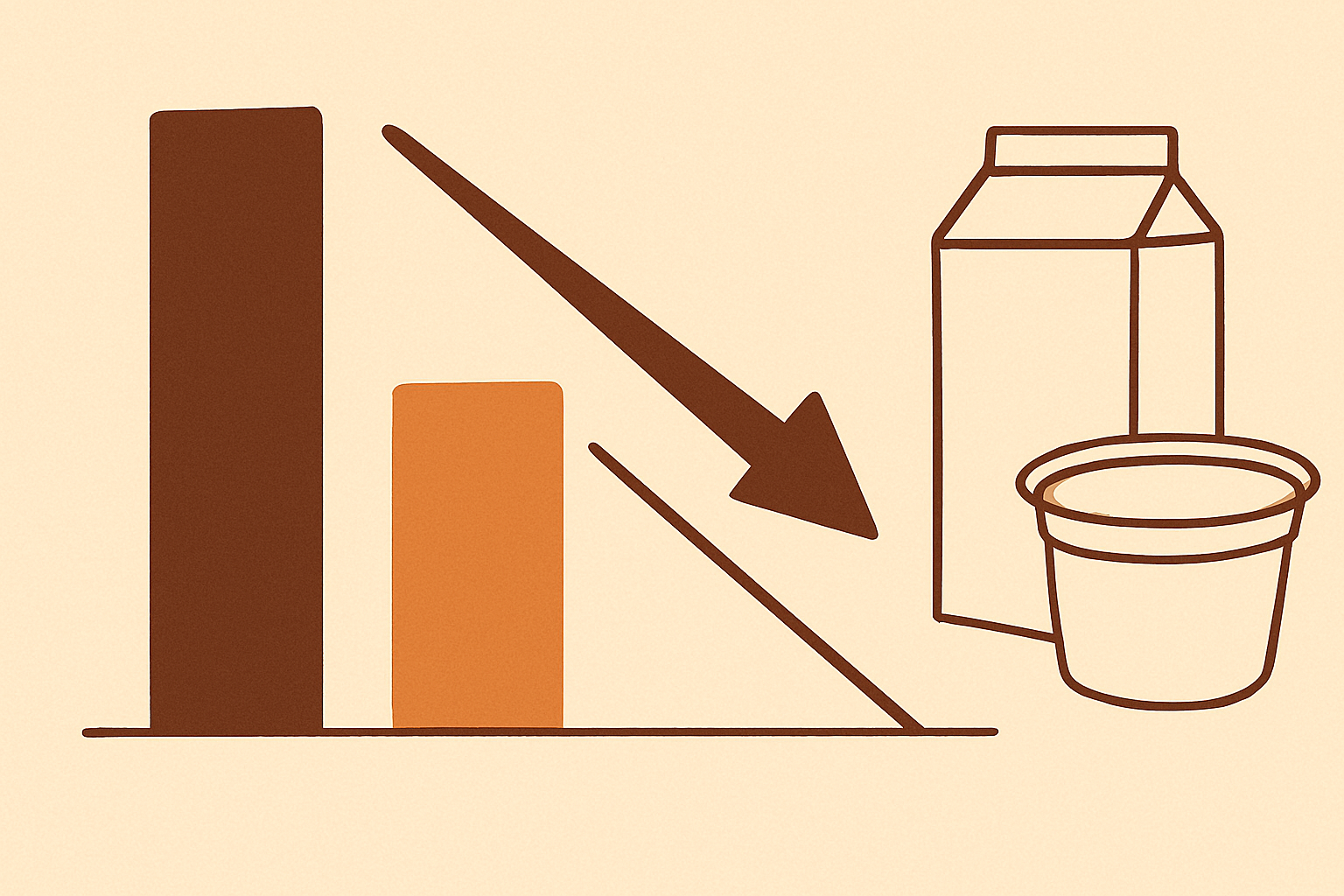 سقوط سرانه مصرف لبنیات | مصرف شیر و ماست به یک‌سوم ۱۵ سال پیش رسید
